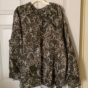 Woman within jacket/shirt